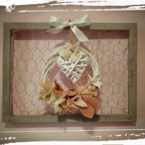 Quadretto shabby con cuore