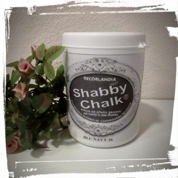 Shabby Chalk Blue Navy 26