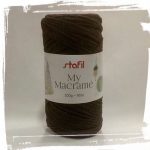 Filato Macrame Cordy 108073-09 marrone scuro