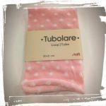 Tubolare 30cm pois 747050-02 rosa/bianco