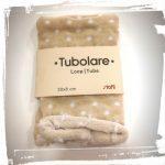 Tubolare 30cm pois 747050-03 beige/bianco