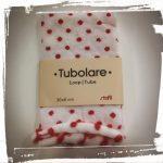 Tubolare 30cm pois 747050-05 panna/rosso