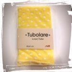 Tubolare 30cm pois 747050-07 giallino/bianco