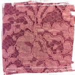 Feltro lana accoppiato pizzo 1021-842 viola
