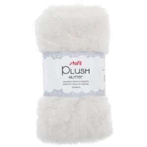 Tessuto peluche glitter_30x40_240126-01 bianco