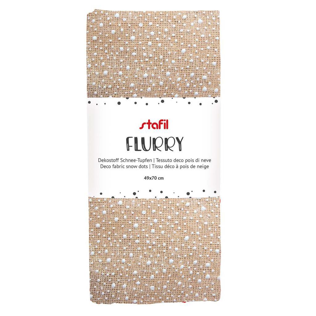 Tessuto Flurry 49x70 240170-01 beige